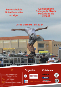 Cartel A4 Campeonato Gallego de Street 2024