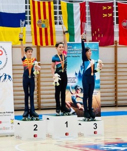 Podium alevin masculino